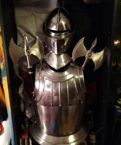 BladesUSA HK-079A Fantasy Medievel Battle Axe with Display Plaque, 21-Inch Length 23 71z7yQ54zL