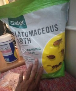 Safer Home SH51703 OMRI Listed Diatomaceous Earth - Ant, Roach, Bedbug, Flea, Silverfish, Earwig, & Crawling Insect Killer 40 71z8LDm0ozL