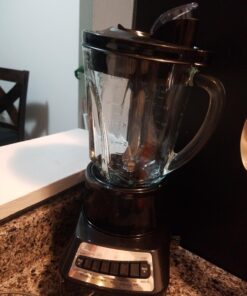 Hamilton Beach Wave Crusher Blender For Shakes and Smoothies With 40 Oz Glass Jar and 14 Functions, Ice Sabre Blades & 700 Watts for Consistently Smooth Results, Black & Stainless Steel (54220) 24 71z8iHyuoL 2