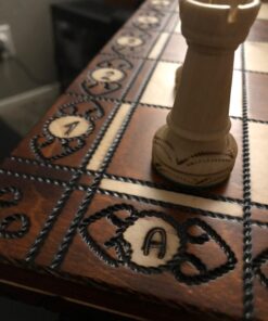 Wegiel Chess Set - Consul Chess Pieces and Board - European Wooden Handmade Game - JUNIOR 103 71z8r6cECbL