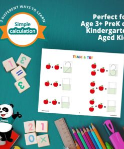 Channie’s Neat Numbers Visual Workbook 80 Pages 11x8.5 inch Pre-K -K Summer School, Summer Bridge 8 71z9NqyvbaL