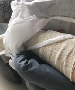 Huzi Infinity Pillow - Home Travel Soft Neck Scarf Support Sleep Grey 47 71z9U SvjL