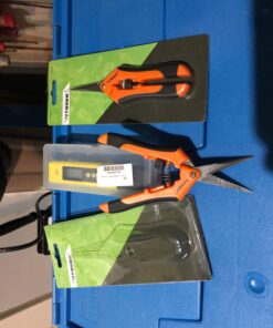 VIVOSUN Gardening Hand Pruner Pruning Shear with Straight Stailess Steel Blades (2Pack Orange) 17 71z9WMBoOiL