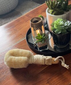 Dry Skin Bath Body Brush-100% Pure Natural Sisal Bristle. 9" Length 9 71z9xpfieL