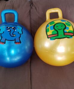 WALIKI Hopper Ball for Kids| Hippity Hop | Jumping Hopping Therapy Ball | Birthday Gift | Blue | Ages: 3-6 | 18"/45CM Ages: 3-6 (18"/45CM) 28 71zA 8dgDdL