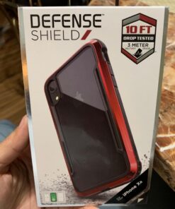 Raptic Shield, Compatible with Apple iPhone XR (Formerly Defense Shield) - Military Grade Drop Tested, Anodized Aluminum, TPU, and Polycarbonate Protective Case for Apple iPhone XR, Red 62 71zBG4wkn0L
