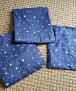 Amazon Basics Kid's Soft Easy-Wash Lightweight Microfiber 3-Piece Sheet Set, Twin, Navy Galaxy 21 71zBPfcwPlL