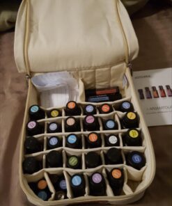 Always Nature Essential Oil Carrying Case - hold up to 42 Bottles of 15ml oils! (Beige, L) 17 71zBkLD4vZL