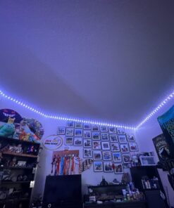 Tenmiro Led Lights for Bedroom 100ft (2 Rolls of 50ft) Music Sync Color Changing Strip Lights with Remote and App Control RGB Strip, for Room Home Party Decoration 42 71zDNXQVWFL