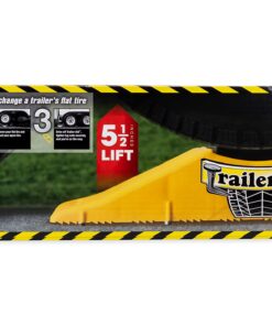 Trailer-Aid "Plus" Tandem Tire Changing Ramp, The Fast and Easy Way To Change A Trailer's Flat Tire, Holds up to 15,000 Pounds, 5.5 Inch Lift (Yellow) Standard Packaging 18 71zDzSf QL