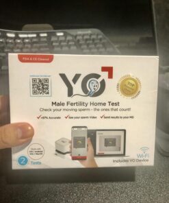 YO Home Sperm Test | at-Home Fertility Test Kit for Men | Check Motile Sperm Concentration with 97% Accuracy | Fast Results Using Your Smartphone | Includes 2 Tests | Private, Convenient, Easy to Use 25 71zE0kEWNJL