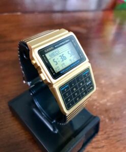 Casio #DBC611G-1D Men's Gold Tone 25 Memory Calculator Databank Watch 33 71zF9e mzrL