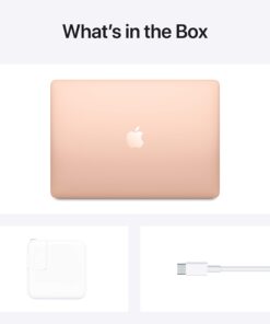 Apple 2020 MacBook Air Laptop M1 Chip, 13” Retina Display, 8GB RAM, 256GB SSD Storage, Backlit Keyboard, FaceTime HD Camera, Touch ID. Works with iPhone/iPad; Gold Without AppleCare+ 40 71zFHzUBzuL