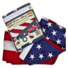American Flag 5x8 Outdoor by Grace Alley, Embroidered Stars and Sewn Stripes, Heavy Duty, Hand Made and All Weather Fade Resistant - Long Lasting Nylon & Brass Grommets for High Wind Durability, 100% Made in USA 37 71zFMe5S7gL