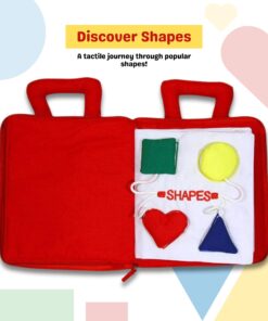 Pockets of Learning Personalized My Quiet Book - Montessori Basic Life Skills Activity Toys | Interactive Preschool Activity Busy Book for Toddlers & Children, Soft Fabric Original Quiet Travel Book 15 71zGOFzU8RL