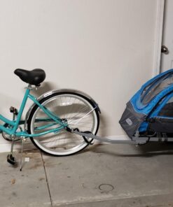 Instep Bike Trailer for Toddlers, Kids, Single and Double Seat, 2-In-1 Canopy Carrier, Multiple Colors Blue Single Seat 34 71zGVl9dDuL