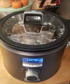 Calphalon Slow Cooker with Digital Timer and Programmable Controls, 5.3 Quarts, Stainless Steel 50 71zHIokgiL