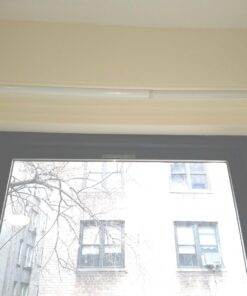 iDesign Cameo Metal Expandable Constant Tension Shower Curtain Rod for Master, Guest, Kids' Bathroom, Adjustable from 26-42", White Set of 1 26"-42" 39 71zI7cUZ5PL