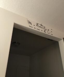 Ikevan Wall Stickers,PVC Decal Removable Art Family Beautiful Flower Wall Stickers Home Words Decor Wall Sticker 75X34cm 16 71zIHC4 yUL