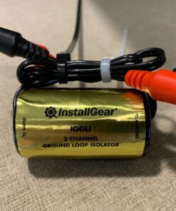 InstallGear Ground Loop Noise Isolator, Amplifier Noise Filter for Car Audio & Home Stereo, Feedback Loop Isolator, Car Stereo Noise Suppressor Reducer Alternator, Ground Loop Isolator 1 Pack 31 71zJXDgvYL 2