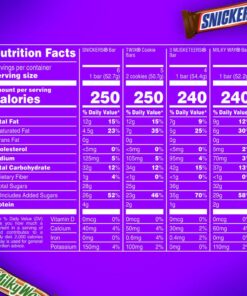 Mars SNICKERS, TWIX, 3 MUSKETEERS & MILKY WAY Full Size Christmas Candy Chocolate Bar Variety Box, 18 ct Bulk Candy 18 Count (Pack of 1) 29 71zK1wOPeyL