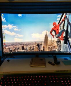 SAMSUNG LC24F390FHNXZA 24-inch Curved LED FHD 1080p Gaming Monitor (Super Slim Design), 60Hz Refresh Rate w/AMD FreeSync Game Mode 24 71zKI5vqmmL 2