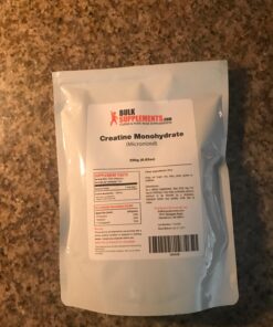BULKSUPPLEMENTS.COM Creatine Monohydrate Powder - Micronized Creatine Monohydrate, Creatine Supplement, Creatine Powder - 5g (5000mg) per Serving, Unflavored & Gluten Free, 250g (8.8 oz) 50 Servings (Pack of 1) 31 71zKb St NL