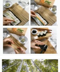 SushiQuik | Sushi Making Kit | BEST Sushi Kit for Beginners and Kids | FULL Kit Includes Rice Spreading Training Frame | Sushi Rolling Kit | Sushi Mat Original Kit 37 71zKc6d6EdL 1