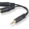 Belkin F8V234 Speaker and Headphone 3.5 mm AUX Audio Cable Splitter,Black Standard Black 18 71zLhAg rSL