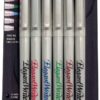 Speedball Elegant Writer Calligraphy 6 Marker Set, Assorted Colors, 2.0 mm Chisel Nib Tip Pens for Drawing, Journaling, and Scrapbooking 15 71zLuuwrPSL