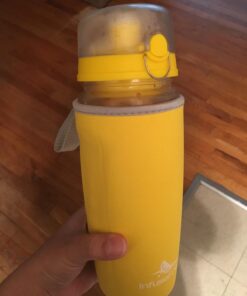 Hydracy Fruit Infuser Water Bottle - 32 oz Sports Bottle - Time Marker & Full Length Infusion Rod + 27 Fruit Infused Water Recipes eBook Gift - Your Healthy Hydration Made Easy Sunny Yellow 39 71zMVyX0kwL