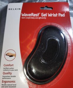 Belkin WaveRest Gel Wrist Pad (F8E244-BLK), Black, 7*9 Standard Packaging 13 71zMelS1HeL