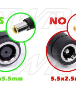 PWR+ Standard Power Cable for Lenovo 0B47046 0B47048 Tip Adapter Connector Converter for Lenovo Thinkpad Round 7.7mm to Slim Square Yoga Ideapad Dongle: ADLX45NCC2A ADLX45NLC3A Laptop AC Charger 11 71zNDo K9FL