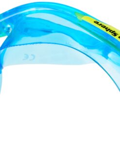 Aquasphere Vista Junior (Ages 6+) Swimming Goggles - 180 Degree Vision, Leak Free Hypoallergenic Seal, Anti Fog & Scratch Clear / Aqua + Yellow 17 71zNL t5PEL