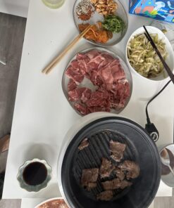 Aroma Housewares ASP-137 Grillet 3Qt. 3-in-1 Cool-Touch Electric Indoor Grill Portable, Dishwasher Safe, 3-Quart, White 32 71zNRjENlBL