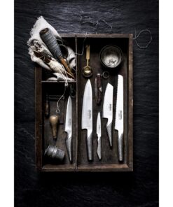 Alternative view of Global G-4, Classic 7 inch Knife, Stainless Steel Oriental Chef's, 7", Stainles Steel