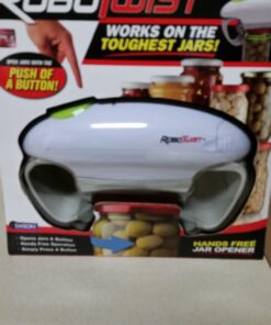 Robo Twist Electric Jar Opener– The Original RoboTwist One Touch Electric Handsfree Easy Jar Opener, Works for Jars - As Seen on TV 37 71zPNaZqZ9L