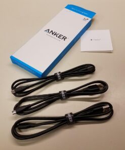 Anker [3-Pack Powerline Micro USB Cable (3ft), Charging Cable for Micro Port E-Readers and More Micro USB Devices(Black) 3ft Black 3 64 71zPNuPO0QL