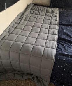 Waowoo Weighted Blanket Adult,25lbs 60"x80" for Restful Sleep. (Inner Layer Dark Gery) 60"x80" 25.0 Pounds 22 71zPdHDW43L