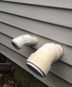 Raven R1509 3 inch PVC Termination Vent with Stainless Steel Screen and Drain Slot, White 47 71zPq29UtbL