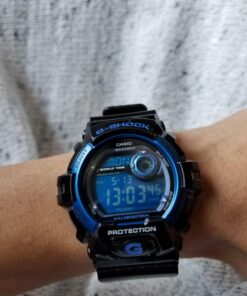 Casio Men's G8900A-1CR G-Shock Black and Blue Resin Digital Sport Watch 47 71zRvyRF1oL