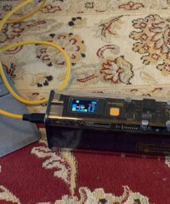 Shargeek Portable Charger, Storm 2 100W 25600mAh Laptop Power Bank, World's First See Through Battery Pack with IPS Screen, DC & 2 USB C & USB Ports for MacBook Pro/Dell XPS, iPad/iPhone 13 and More 46 71zS34sWWCL