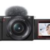 Sony Alpha ZV-E10 - APS-C Interchangeable Lens Mirrorless Vlog Camera Kit - Black w/16-50mm Base 39 71zS4qgZgHL