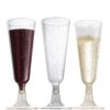 Oojami 140 pc Plastic Classicware Glass Like Champagne Wedding Parties Toasting Flutes Party Cocktail Cups (Gold Glitter) Gold Glitter 23 71zS5JBsO8L