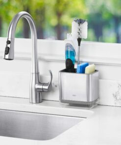 OXO Stainless Steel Good Grips Sinkware Caddy, One Size 41 71zSFU707AL