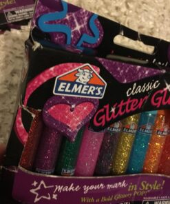 ELMERS E199 Elmer's 3D Washable Glitter Glue Pens, Classic Rainbow, Pack of 10 Pens - Great For Making Slime 59 71zSUttr2qL 1