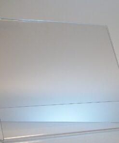 Alternative view of Dazzling Displays Acrylic 11 x 8.5 Slanted Sign Holders 1