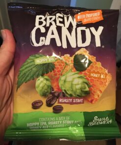 BREW CANDY | Hoppy IPA + Roasty Stout + Honey Ale | Great Craft Beer Gift for Beer Drinkers and Candy Lovers | Perfect for the Man Cave, Brewery, Office, or Home | MADE IN USA Brew Candy 9 71zTEdV1 DL