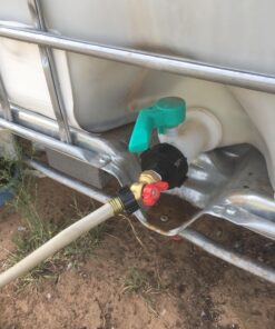 275-330 GALLON IBC TOTE TANK ADAPTER 2" NPS Fine x BRASS Hose FAUCET VALVE 19 71zTKai3fnL