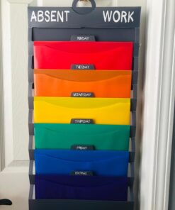 Amazon Basics Hanging 6 Pocket File Folders, 36 in - Multicolor 21 71zTdBGyYCL